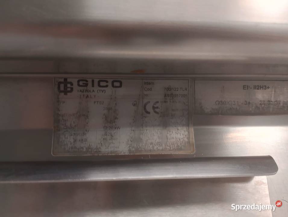Płyta grillowa gazowa GICO ryflowanagładka dolnośląskie Wrocław