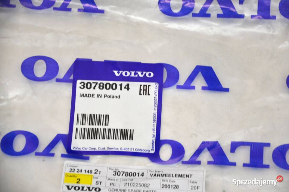 VOLVO XC60 mata grzewcza przedniego fotela OE sprzedam