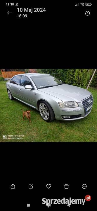 Audi A8 60 W12 Long LPG Zadbana 336000km A8 Chodel