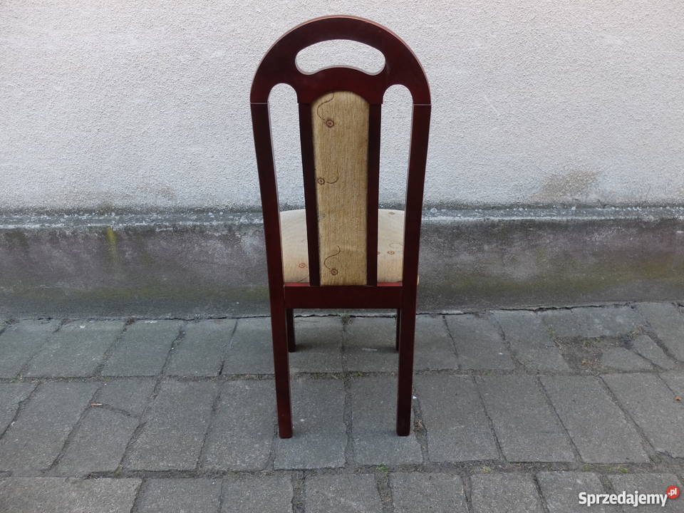 Krzesło drewniane tapicerowane z Kępna 451 Kościan