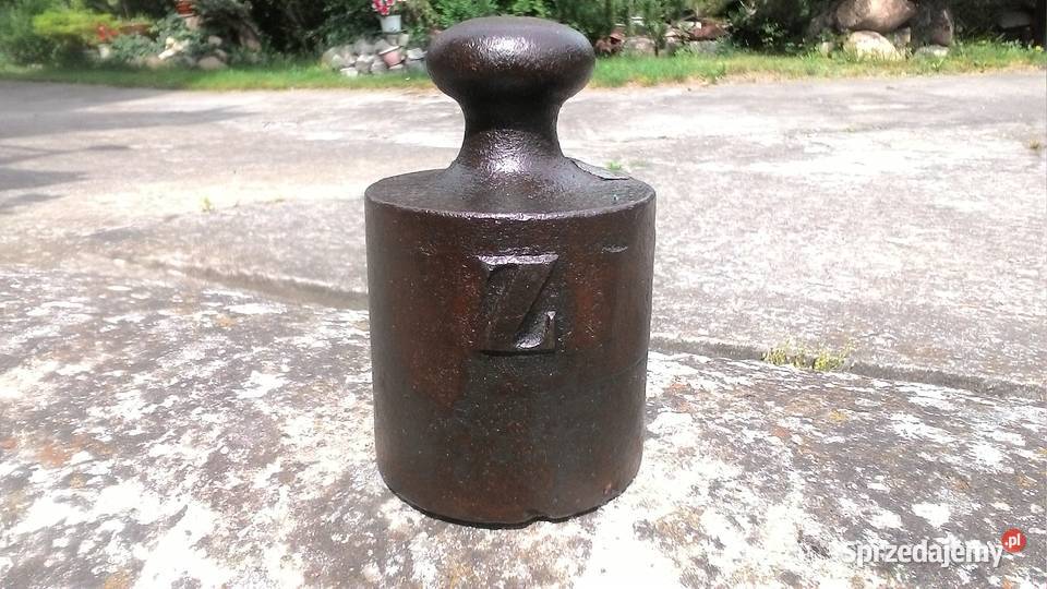 Z Odważnik żeliwny 25 z czasów PRLu mazowieckie