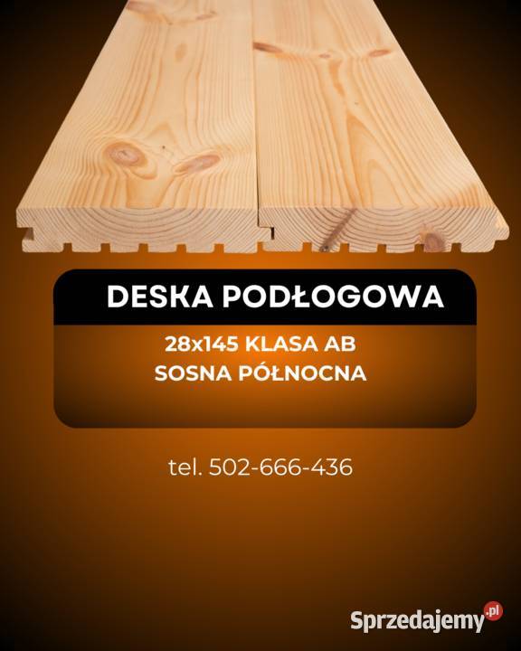 Deska podłogowa HLL 28x145 klasa AB