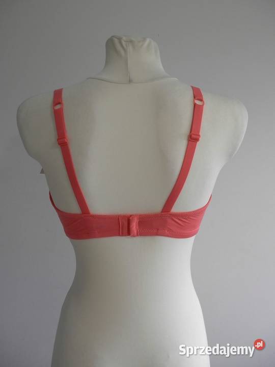 Biustonosz CA Plunge Różowy Zdobiony Koronką Łomża