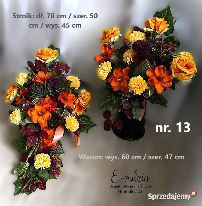 Komplet Stroików na Pomnik Cmentarz Wazon i Zielona Góra