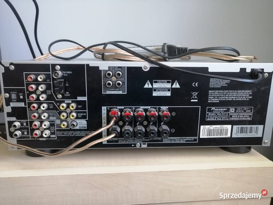 Amplituner Pioneer VSX417 z pilotem Legnica
