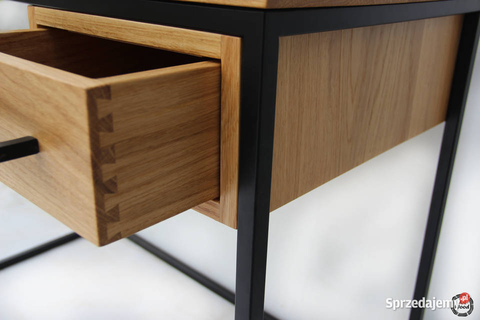 Biurko loftowe z szufladą konsola loftowa 100cm Nowy Sącz