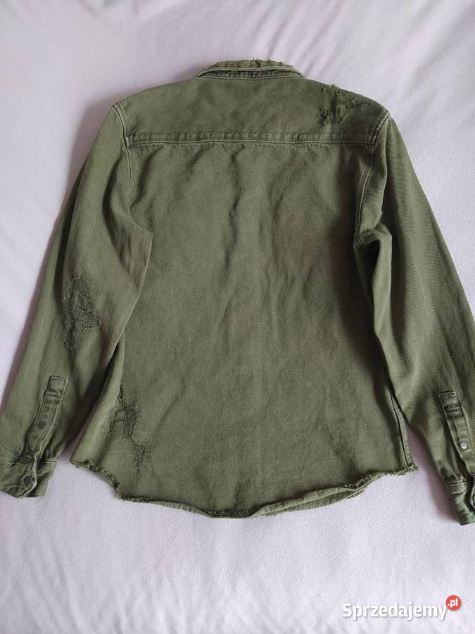 Zara koszula jeansowa ML khaki Rzeszów sprzedam