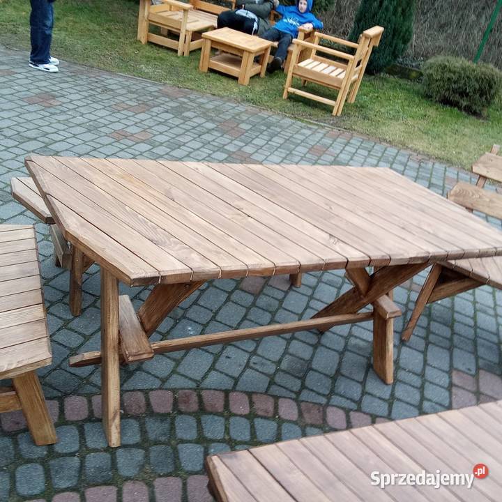 Stół tarasowy ogrodowy 85x180 Białystok