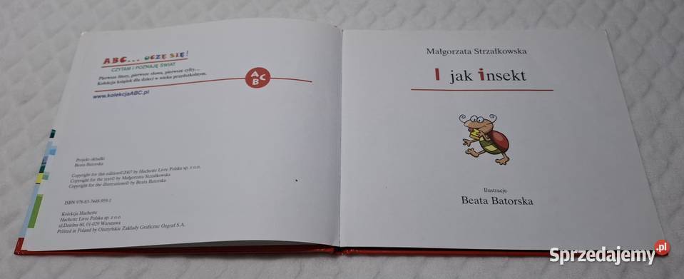 ABC Uczę się I insekt Strzałkowska Hachette 2007 ISBN 9788374489591 Czeladź sprzedam