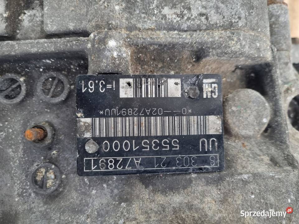 Opel Astra II G 22 DTI SKRZYNIA BIEGÓW 55351000 Chełm sprzedam