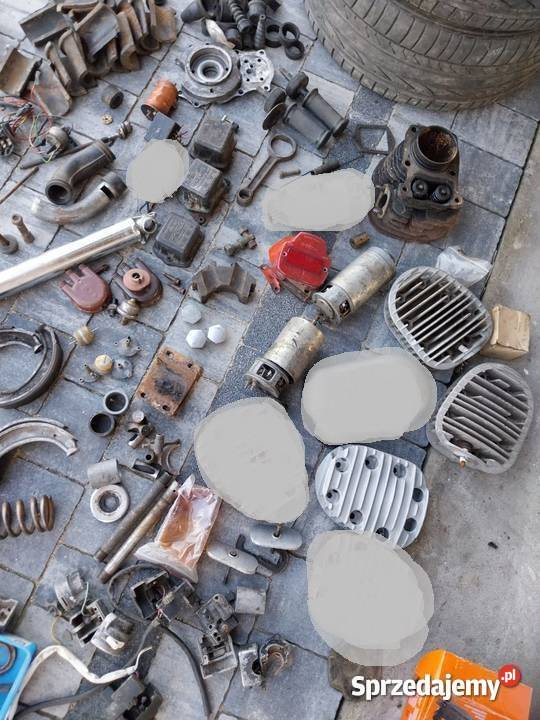 M72 Ural K750 zestaw części garażowe porządki