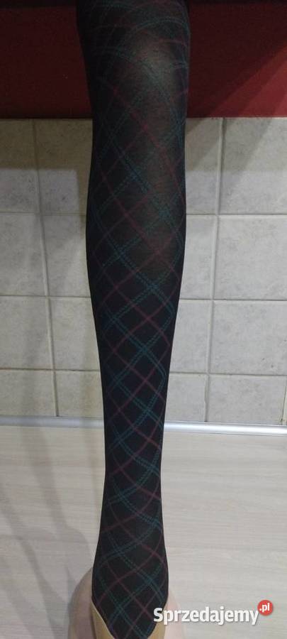 Rajstopy we wzory na czarnym tle Company Fashion Lublin