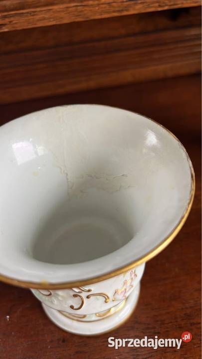 Wazon na stopie Syg MeissenMisnia Ręcznie