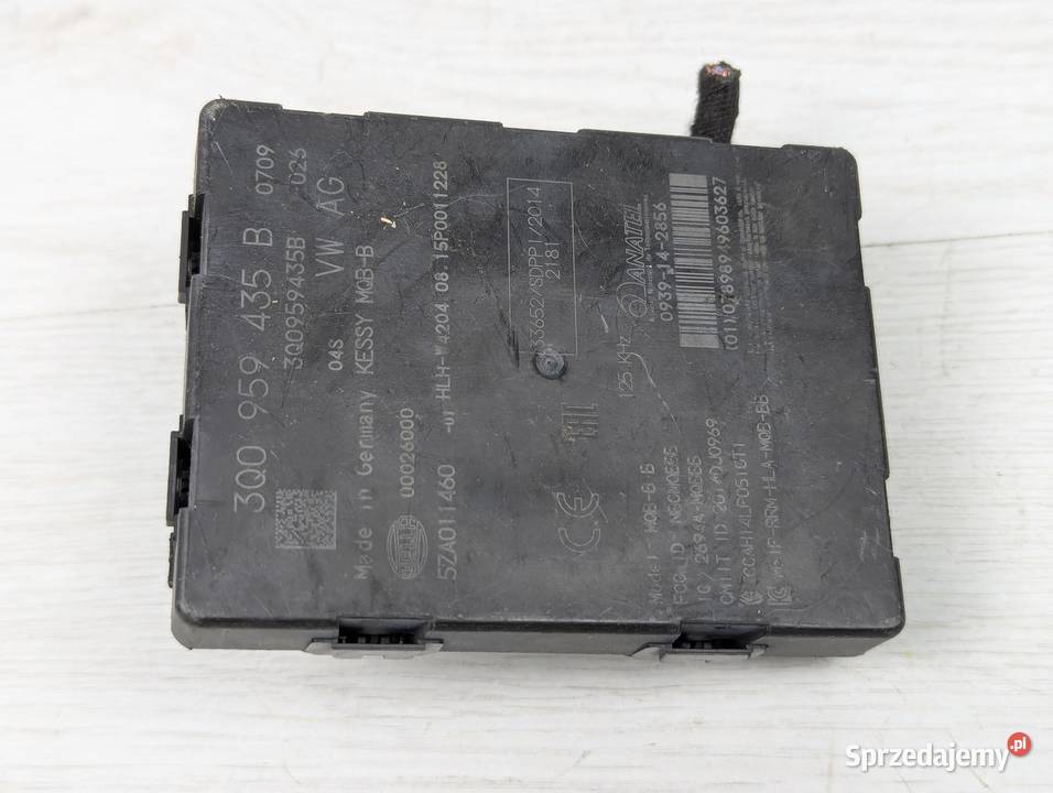 MODUŁ STEROWNIK KESSY VW PASSAT B8 3Q0959435B osobowe
