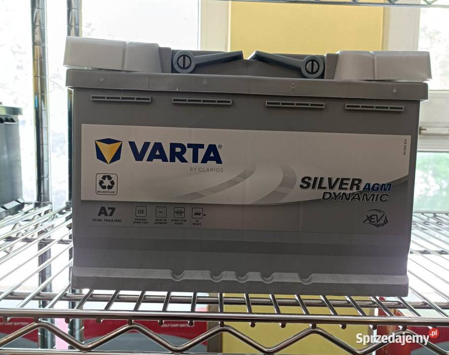 Akumulator 70Ah 760A VARTA AGM STARTSTOP A7 Augustów