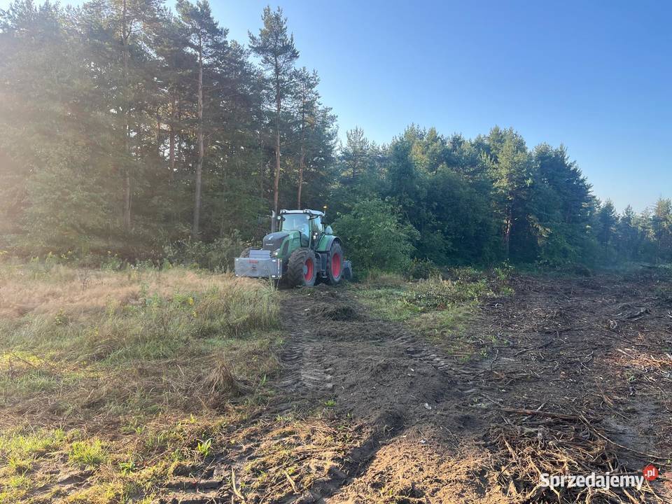 Mulczer wgłębny czyszczenie działek mulczowanie Myślenice