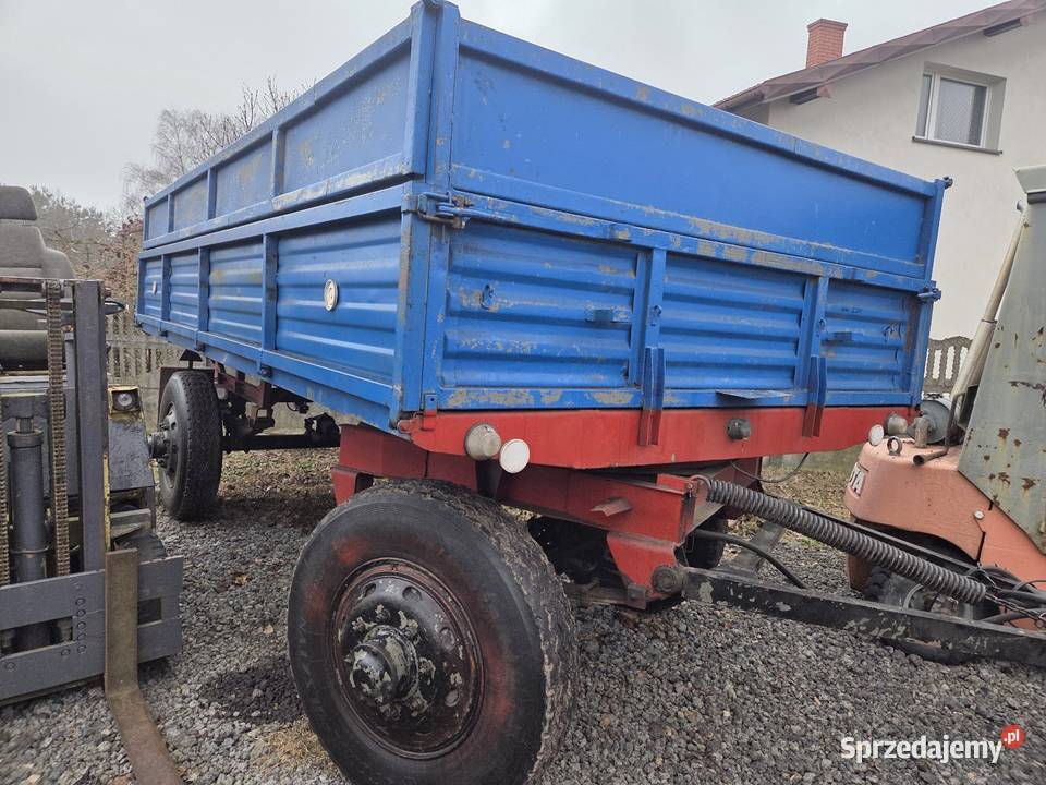 Przyczepa rolnicza Autosan D50 6ton transport Złoczew