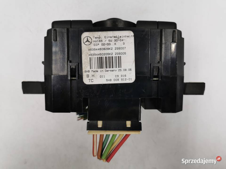Panel Klimatyzacji Nawiewu Mercedes Vito W639 Wyszków