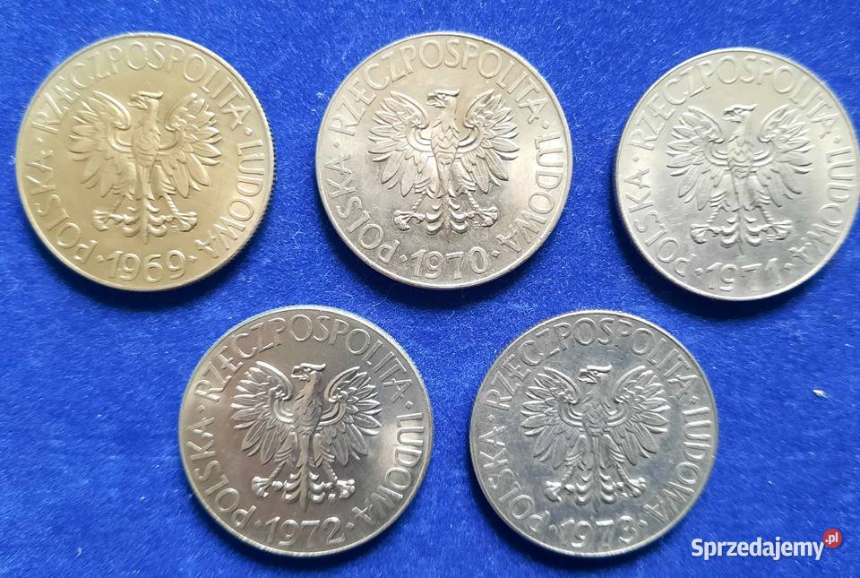 Zestaw Monet Polska PRL Komplet T Kościuszko śląskie Gliwice