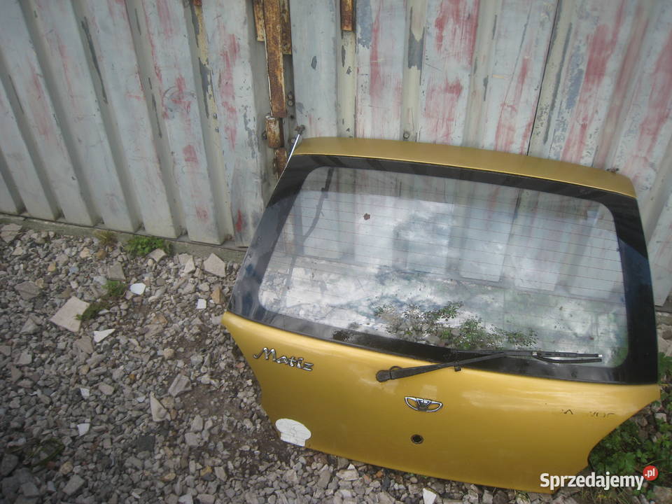 Klapa tylna tył Daewoo Matiz złota 51U kompletna małopolskie Kraków