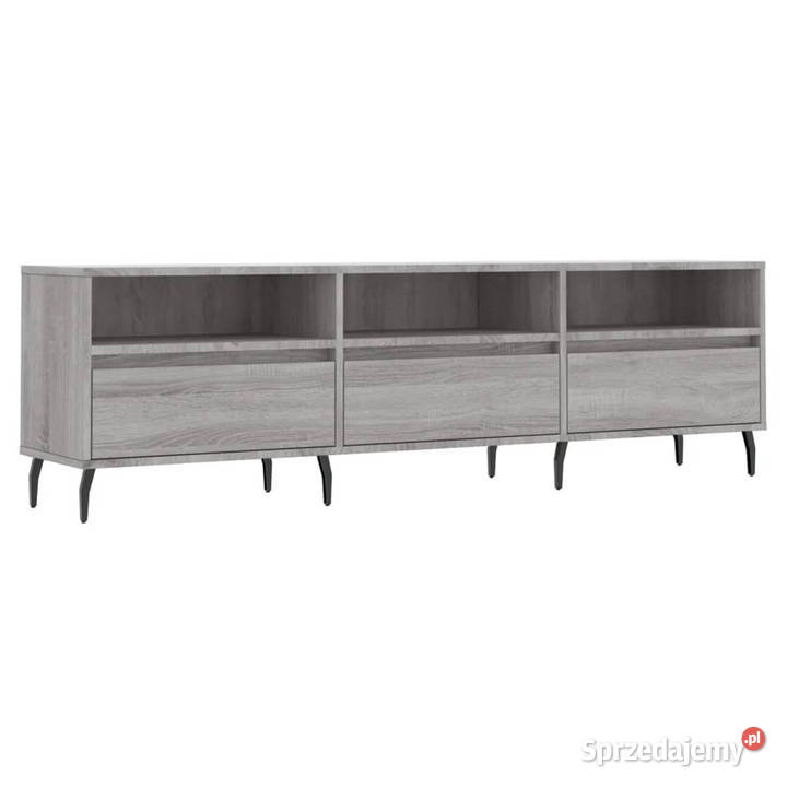 Szafka pod TV szary dąb sonoma 150x30x445