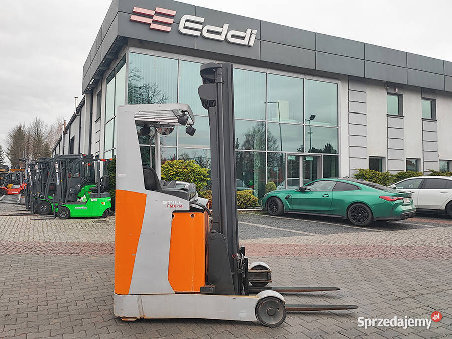 Wózek widłowy elektryczny reach truck Still Kęty