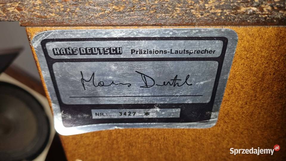 Koncertowe kolumny Hans Deutsch Poseidon 1976 Warta