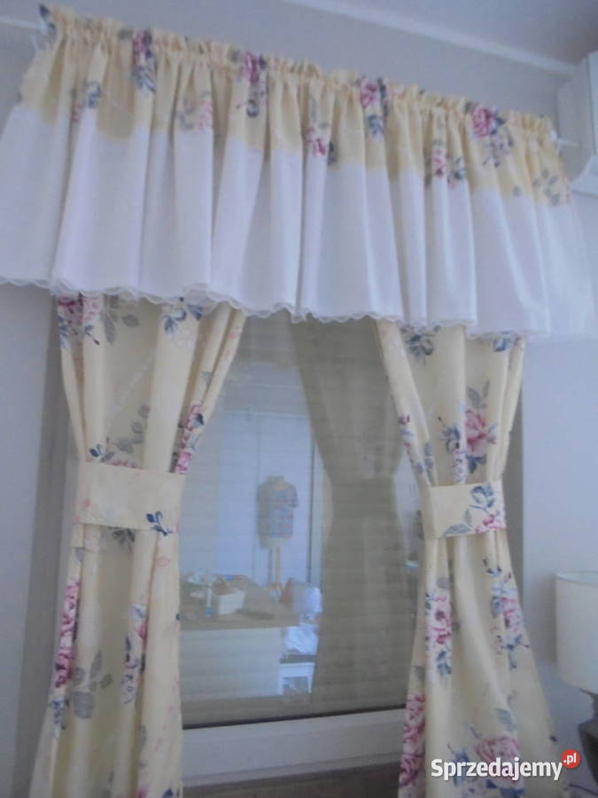 komplet na okno zasłonki lambrekin 28055 Firany Włocławek