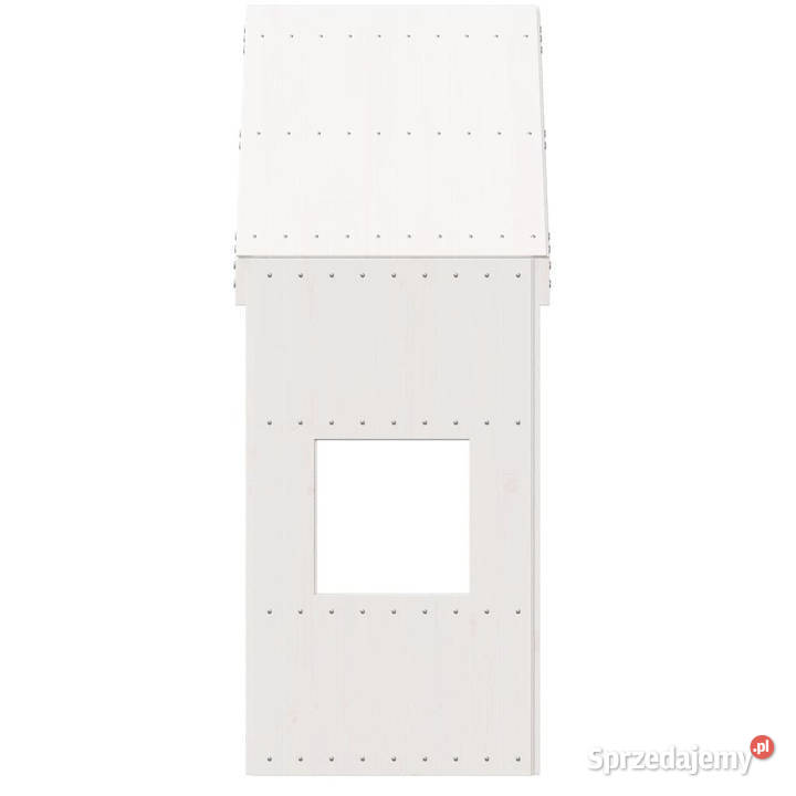 Daszek do łóżka dziecięcego biały 55x99x1395