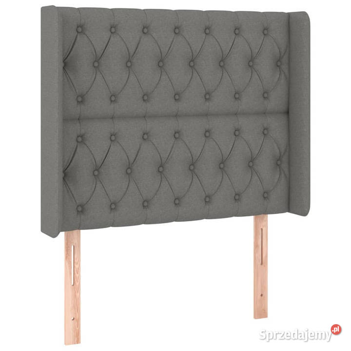 Zagłówek do łóżka z LED ciemnoszary 93x16x118128 Warszawa