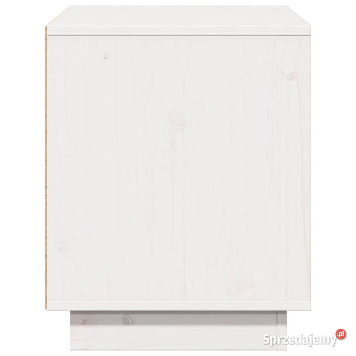Szafka pod telewizor biała 74x35x44 lite drewno Warszawa