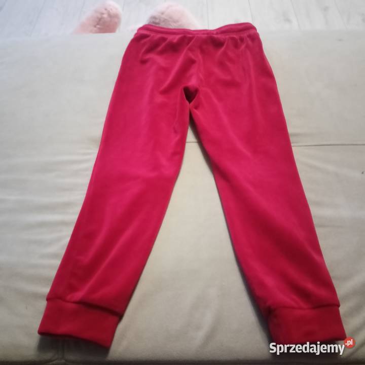 Welurowe spodnie Disney Minnie Mouse 110 fuksja Spodnie wielkopolskie Weronikopole sprzedam