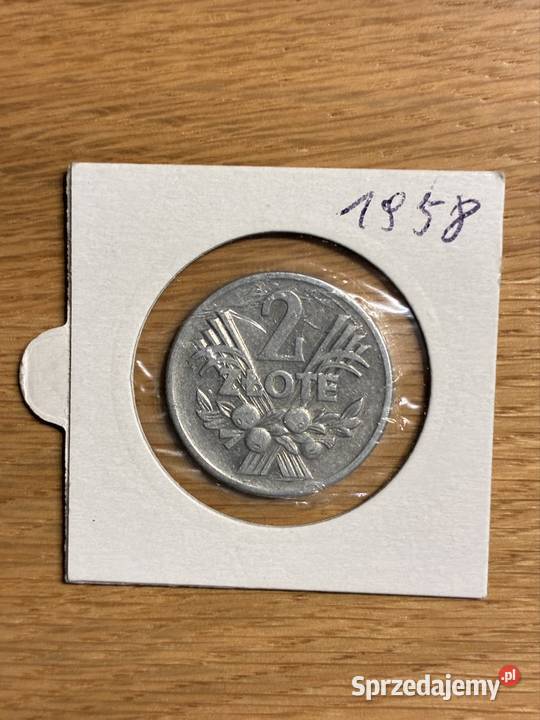 Moneta 2 zl jagoda 1958 Puławy