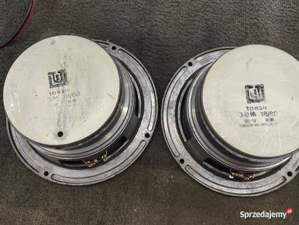 Głóśniki Tonsil GDM 18808ohm Altus 140 i Zabrze