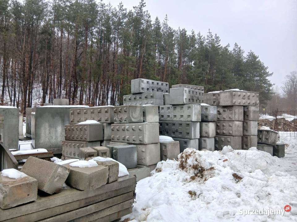 kloce betonowe lego mur oporowy bloki betonowe Pozostałe Wejherowo sprzedam
