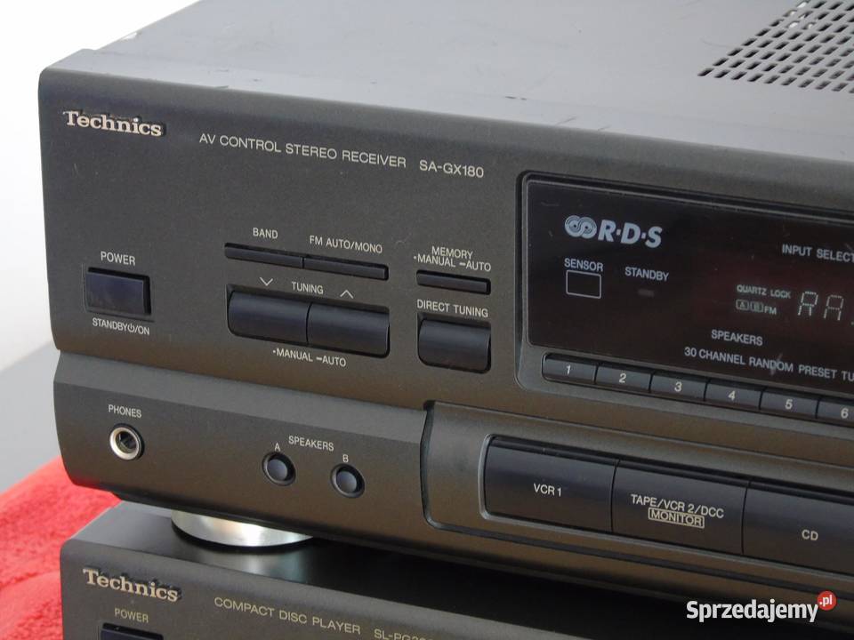 Wzmacniacz z radiem Technics SAGX 180 sprawny i Jasło sprzedam