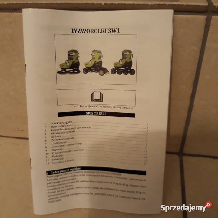 Łyżwy 3w1 Sport i Wypoczynek lubelskie Chełm