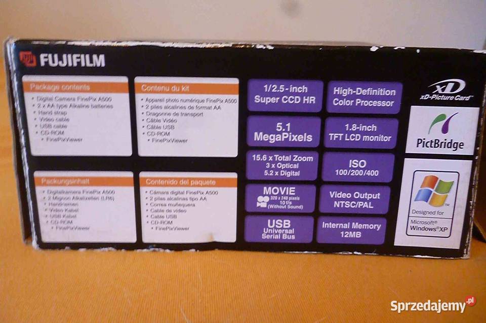 APARAT CYFROWY FUJIFILM FinePix A50 Kraków