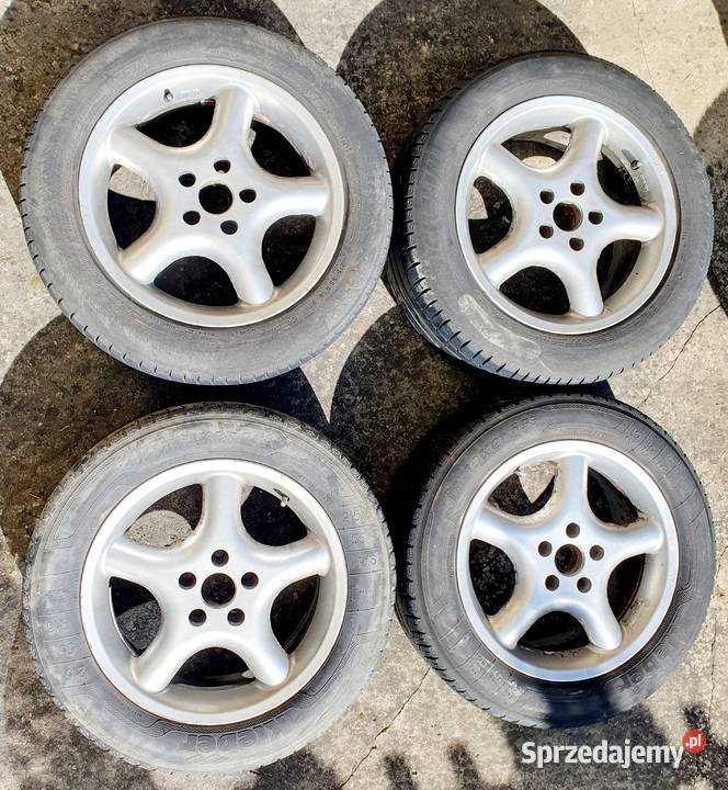 4 Alufelgi 16 5x108 ET 36 365 7Jx16H2 z oponami Części samochodowe