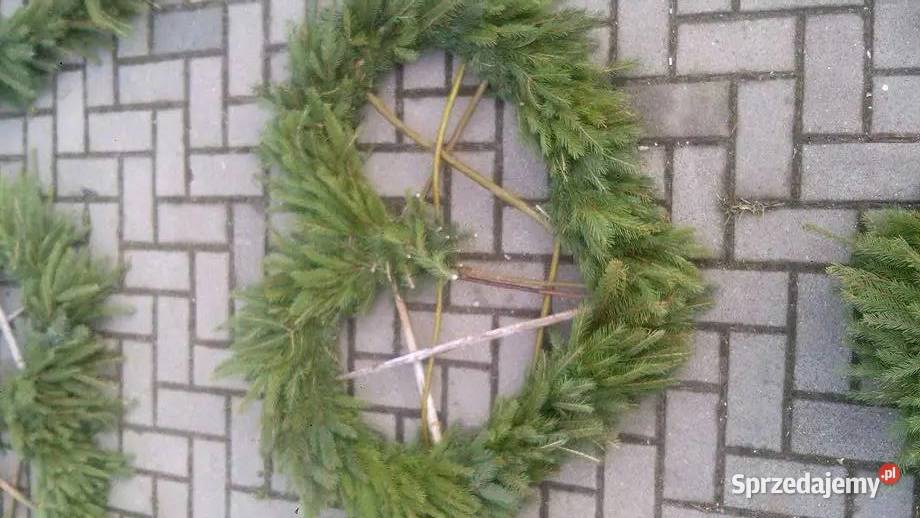 Podkłady pod wieńce pogrzebowe żywe świerksosna zachodniopomorskie