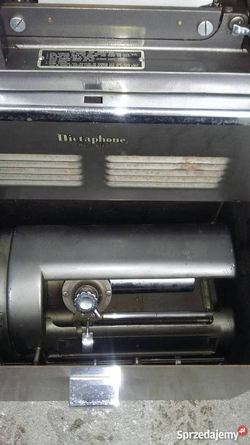 Dyktafon mechaniczny USA lata 20 eksponat lubelskie Lublin