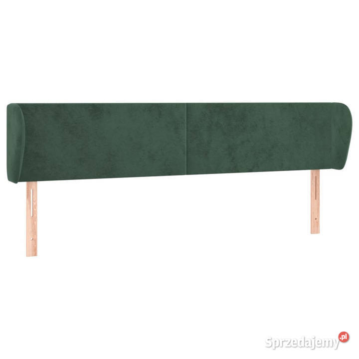 Zagłówek uszak ciemnozielony 183x23x7888 mazowieckie