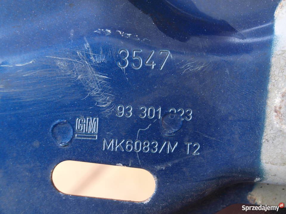 Opel Meriva A błotnik lewy okular lampy 2003 Karoseria Kalisz
