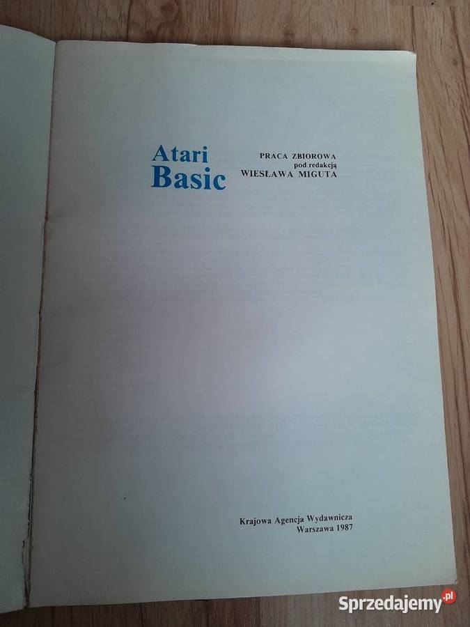 Atari Basic podręcznik programowania Polkowice