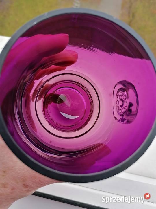 Stare szkło szklanica z pieczęcią podkarpackie Mielec