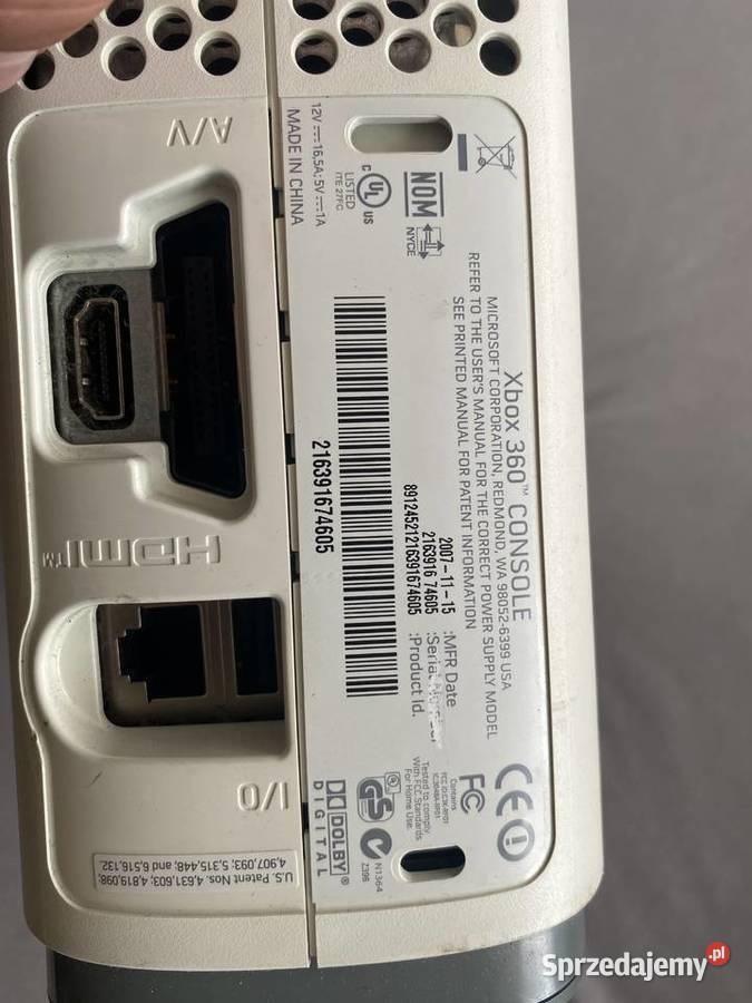 Xbox360 plus dwa pady podkarpackie sprzedam