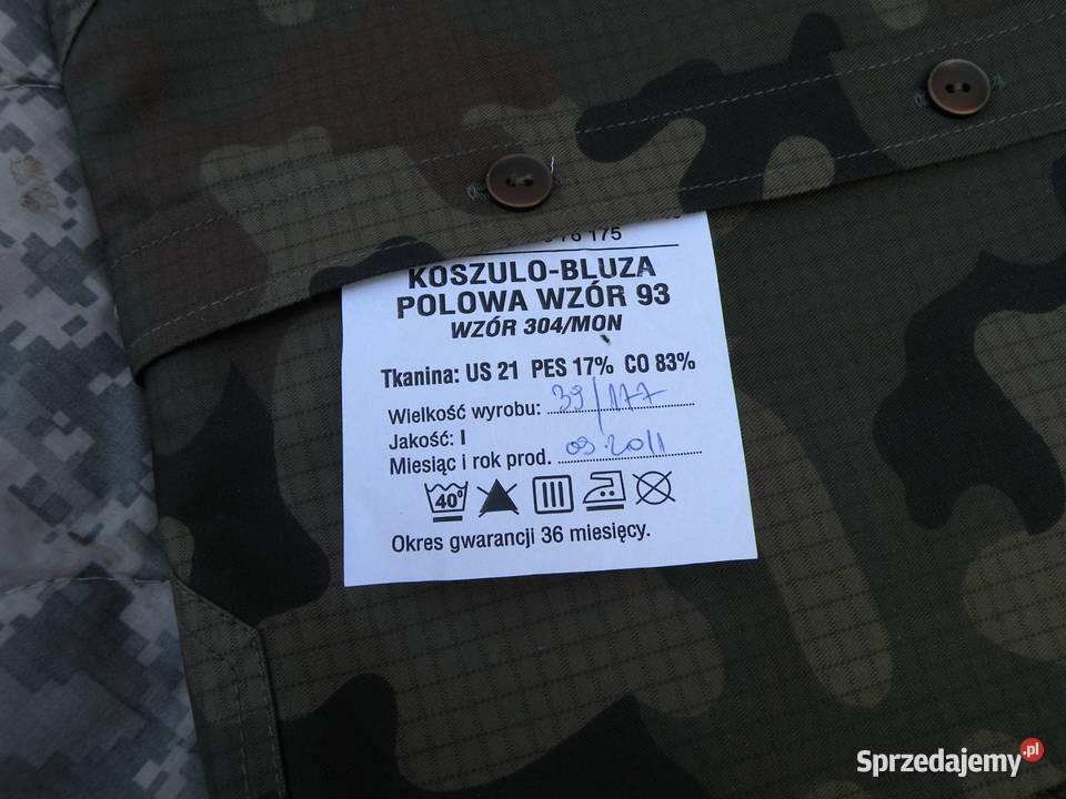 Koszulo bluza polowa wz93 304MON 39177 Wrocław sprzedam