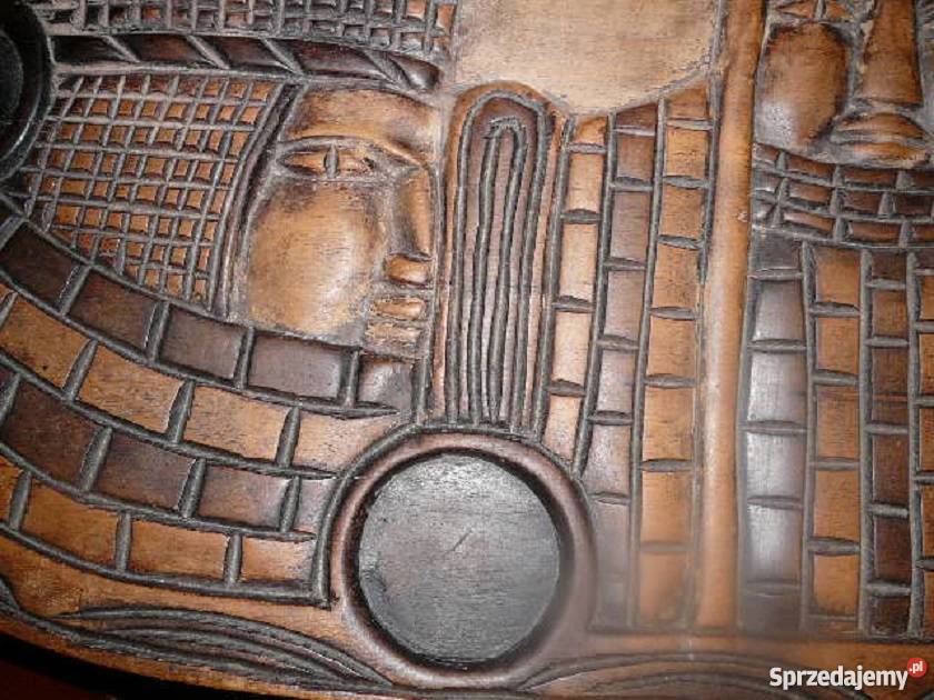 Ława rzeźbiona drewno słonie Afryka heban Wrocław sprzedam