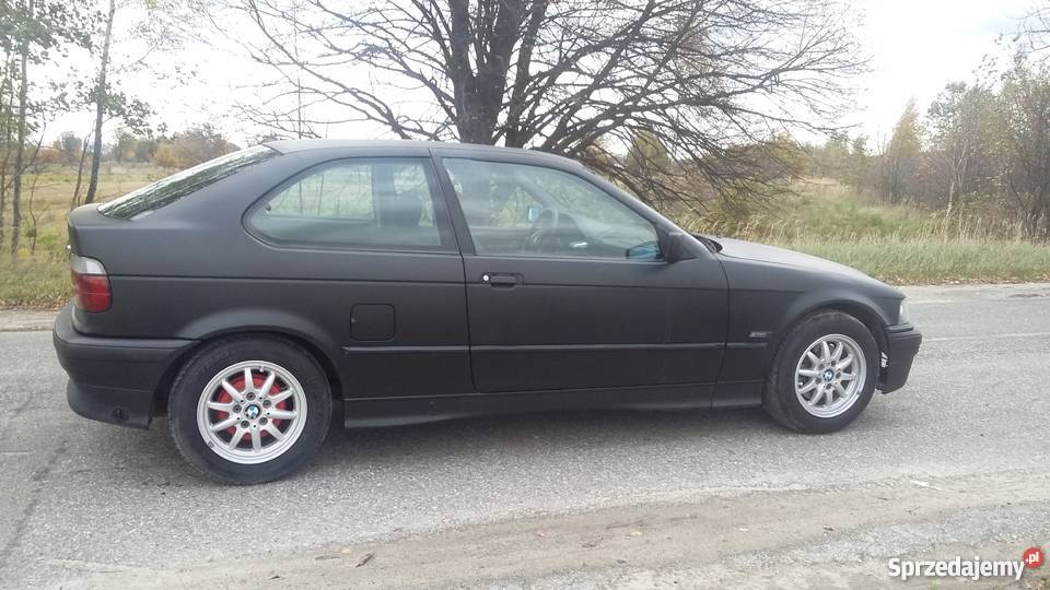 Bmw E36 16 Czarny Mat Rok produkcji 1995 Lubartów