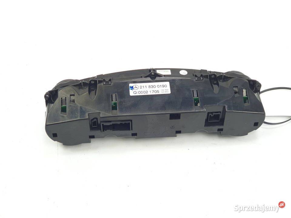 PANEL KLIMATYZACJI MERCEDES EKLASA W211 Lipno sprzedam